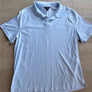 Men's Light Blue Polo Shirt, Banana Republic, Size Extra Large